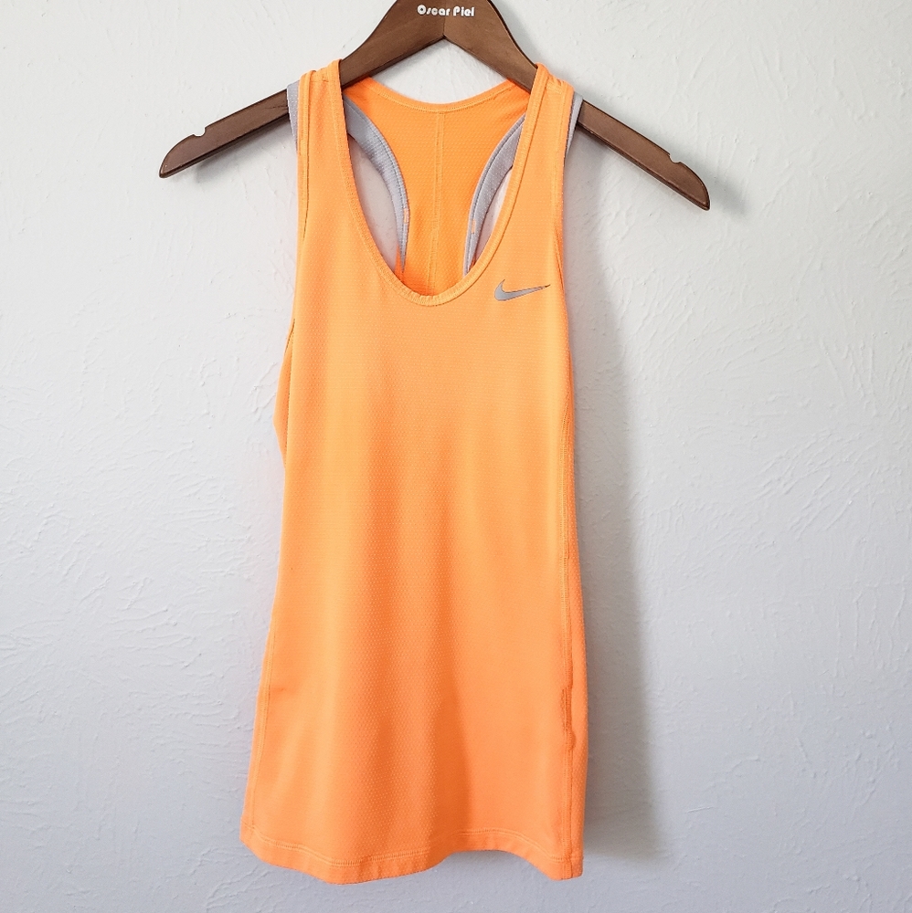 Nike Orange Running Racerback